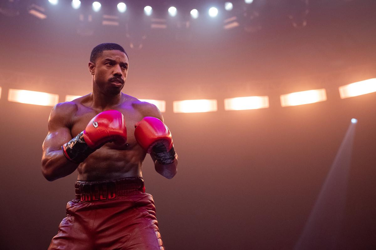 "Creed III" is directed by Michael B. Jordan, who also plays Adonis Creed. (MGM)
