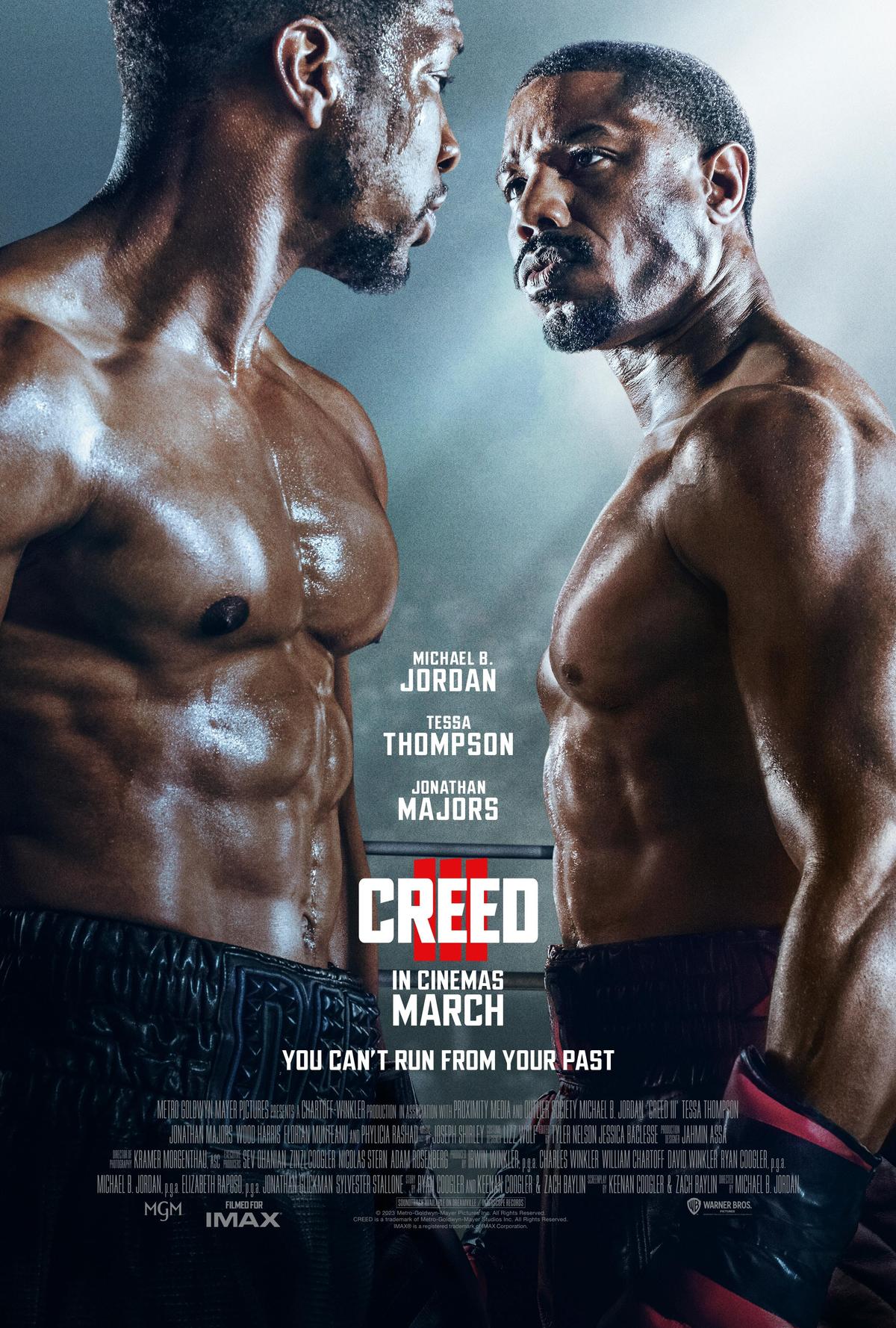 Movie poster for "Creed III."