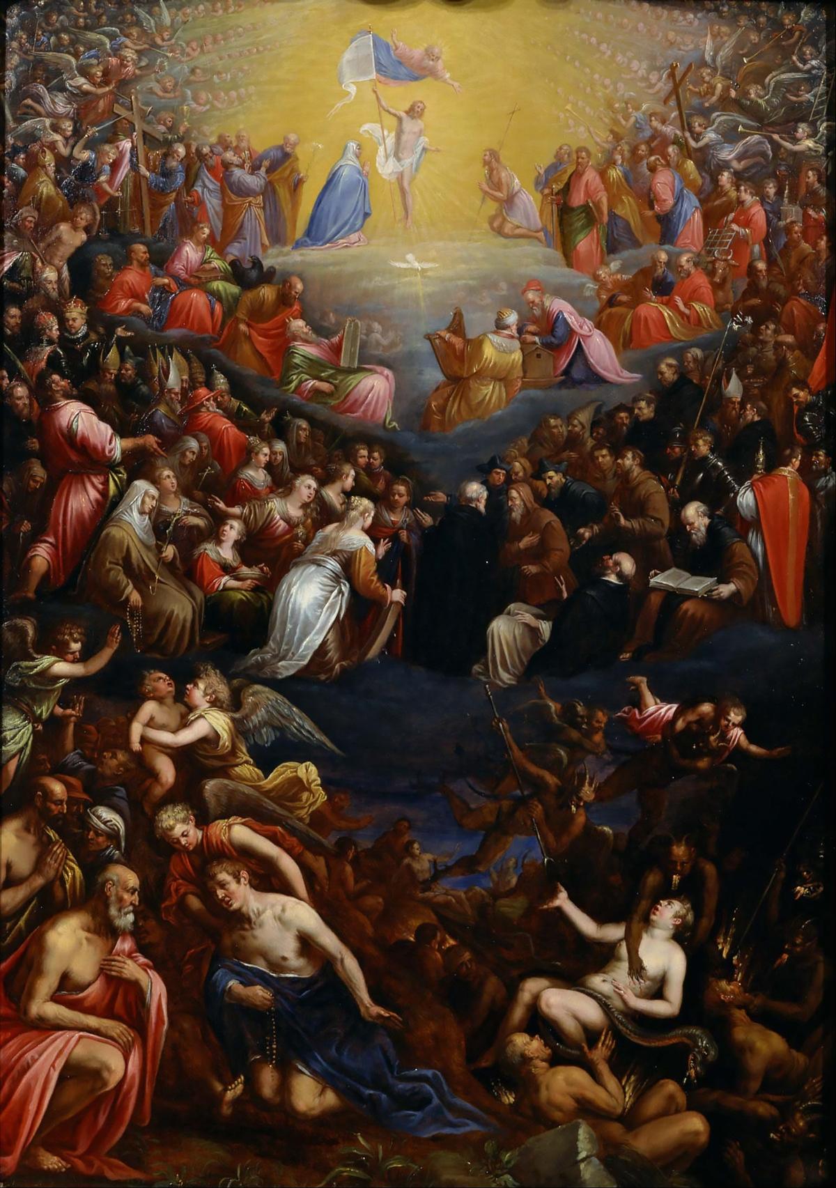 Nearly all faiths tell of a last judgment. “The Last Judgment,” circa 1595, by Leandro Bassano. National Museum of Western Art, Tokyo. (PD-US)
