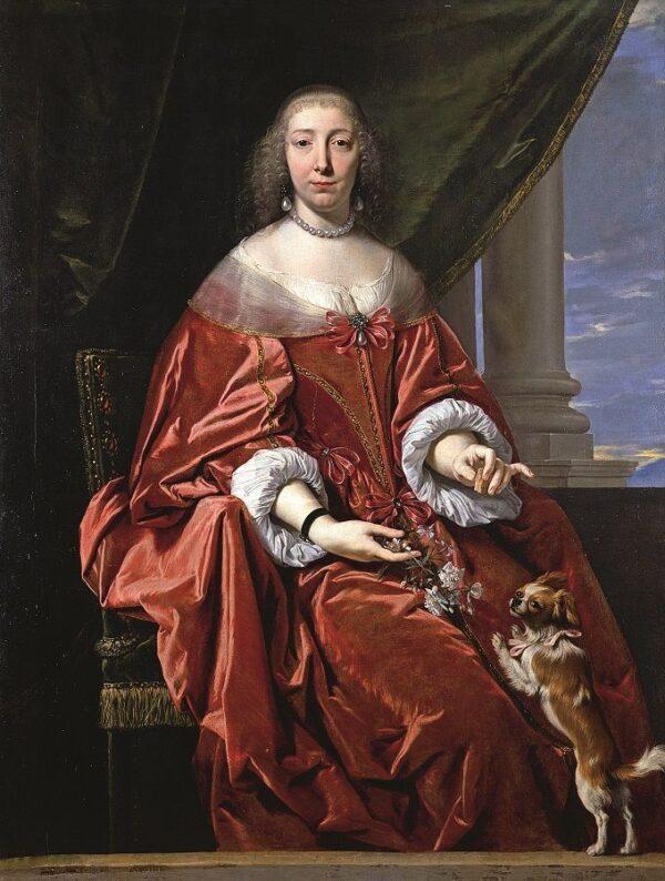 A portrait of Marie de Vignerot, circa 1633–40, by Phillippe de Champaigne. Labirinto della Masone (Parma). (Public Domain)