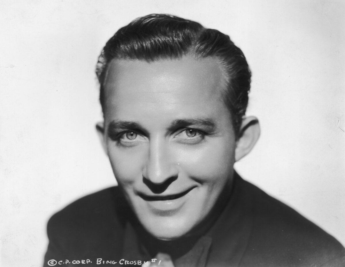 Headshot portrait of American singer and actor Bing Crosby, circa 1935. (Hulton Archive/Getty Images)