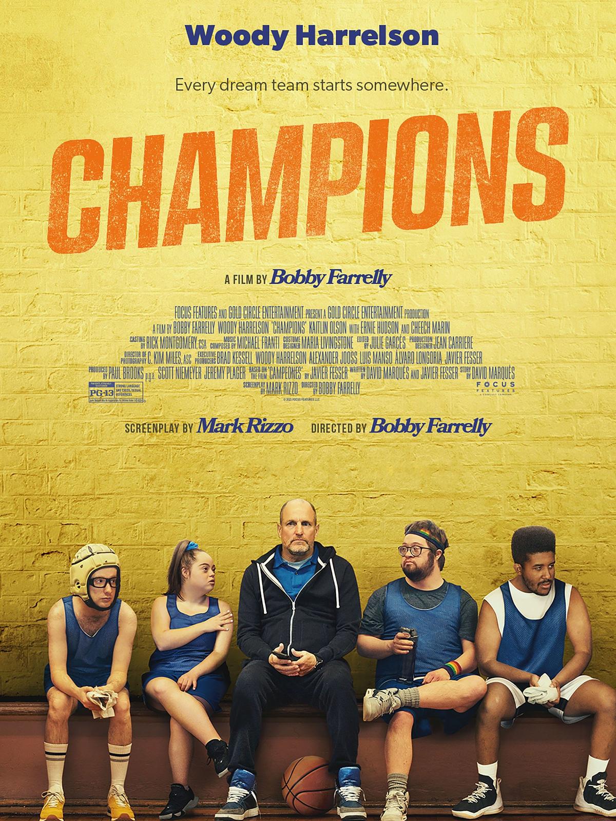 Movie poster for "Champions." (Focus Features)