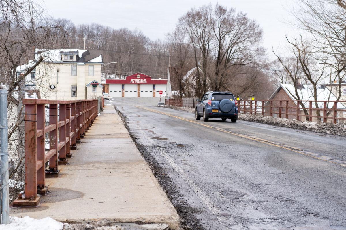 The county bridge in Otisville, N.Y., on March 1, 2022.