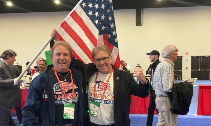 Trump Is ‘Only Choice for America,’ Flag-Waving Supporter, Others Say at CPAC