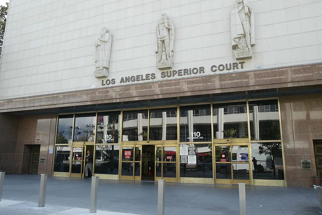 Los Angeles Superior Court Stanley Mosk Courthouse in Los Angeles Hills, Calif., on March 2, 2004. (Frazer Harrison/Getty Images)