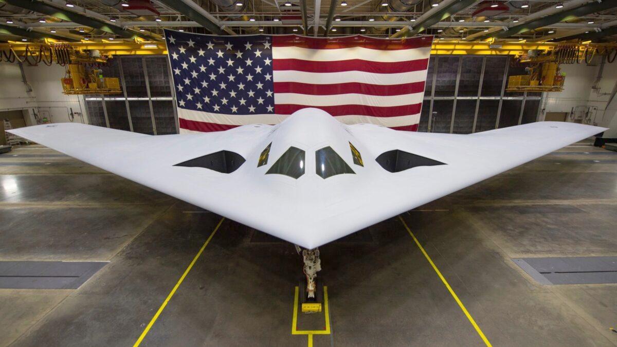 The U.S. Air Force released two new photos of the B-21 Raider at the 2023 Air and Space Forces Warfare Symposium in Aurora, Colo., on March 7, 2023. (Courtesy of U.S. Air Force)