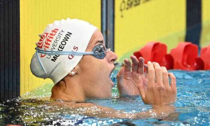 Swim Star McKeown Breaks 200M Backstroke World Record