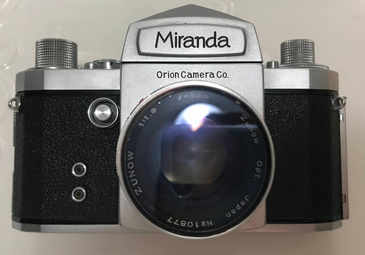 A Miranda Orion T, the most expensive camera in the collection. (Courtesy of Fridrik)