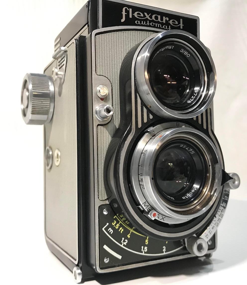 A Flexaret Automat camera from the collection. (Courtesy of Fridrik)