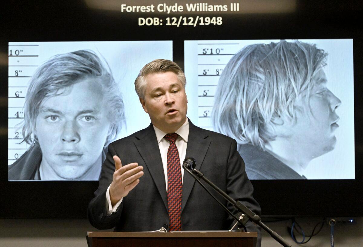 FBI Special Agent in Charge, Tom Soboconski, Baltimore Office, speaks during a news conference in Millersville, Md., on March 10, 2023. (Jeffrey F. Bill /Capital Gazette via AP)