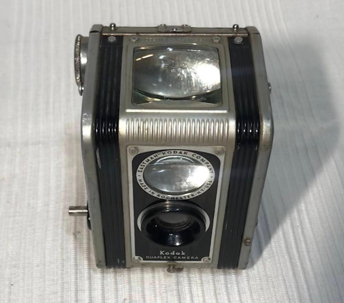 A Kodak Duaflex camera from the collection. (Courtesy of Fridrik)