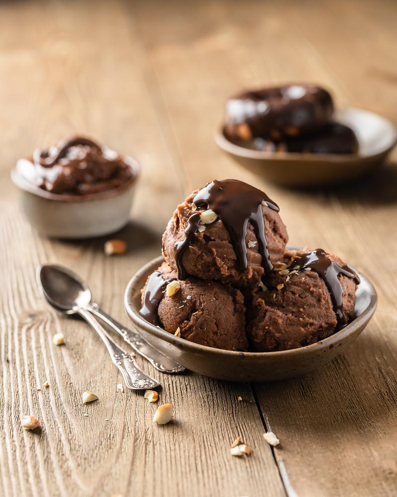 Maple-Dark Chocolate Sorbet