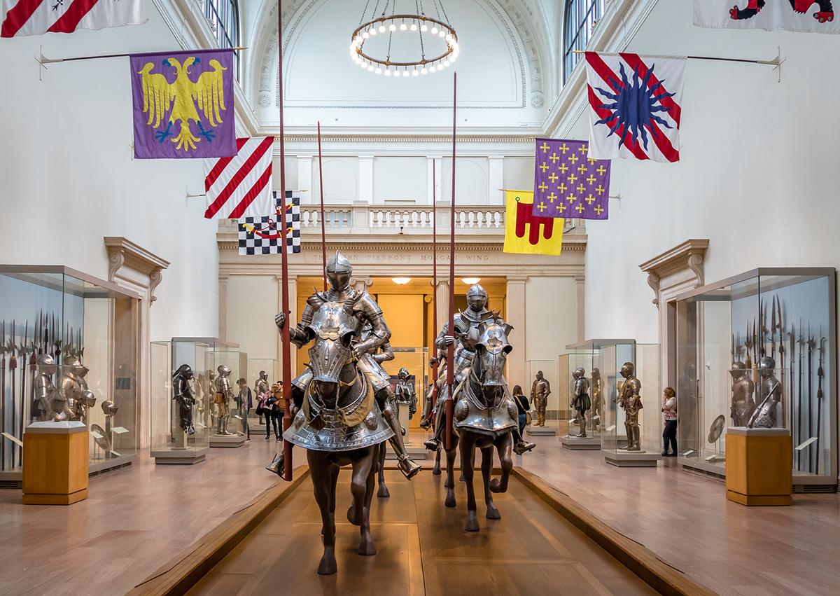 Arms and Armor Department at the Metropolitan Museum of Art, New York City. (Diego Grandi/Shutterstock)