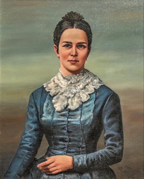 A portrait of Mary Miller at the National Rivers Hall of Fame in Dubuque, Iowa. (Public Domain)