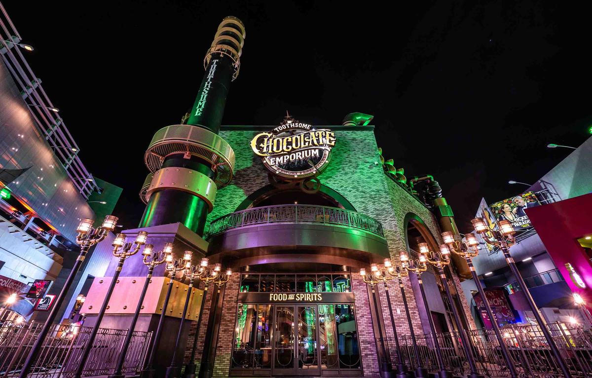 Toothsome Chocolate Emporium has a steampunk feel. (Courtesy Universal Studios Hollywood/TNS)
