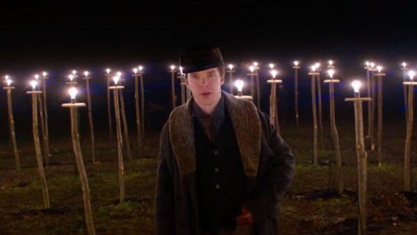 Thomas Edison (Benedict Cumberbatch) tests his invention, in "The Current War." (101 Studios)<span style="color: #ff0000;"> </span>