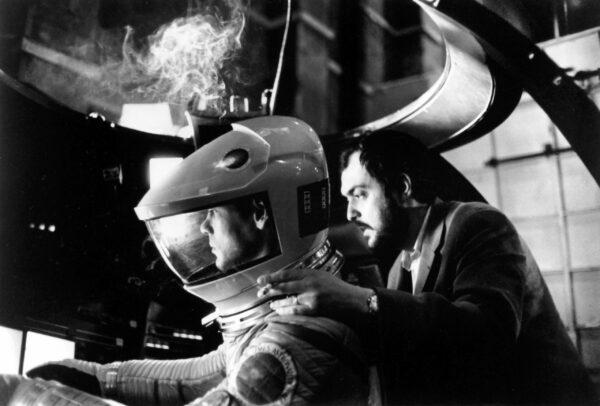 Stanley Kubruck (R) during the production of "2001: A Space Odyssey" in the documentary "Kubrick by Kubrick." (Jeremy Zelnik)