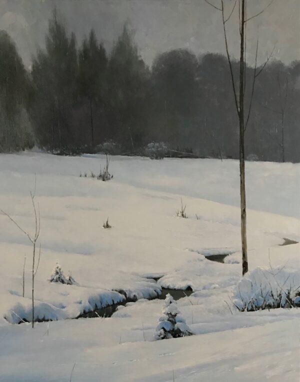"Winter Dreamland," 2021, by Jake Gaedtke. Oil on canvas; 30 inches by 24 inches. (Jake Gaedtke)
