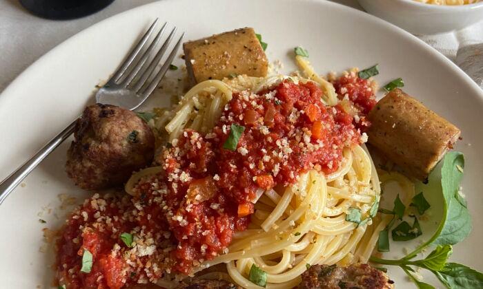 Spaghetti and Meatballs Fit for a Feast Day