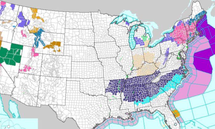 New Warnings Issued as Nor'easter to Rapidly Intensify Before Hammering East Coast
