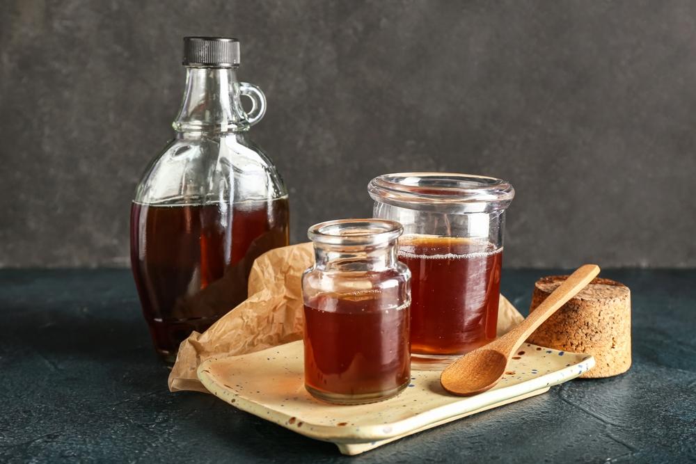 Maple producers classify the syrup into different grades, which indicate clarity, color, flavor, and density. (Pixel-Shot/Shutterstock)