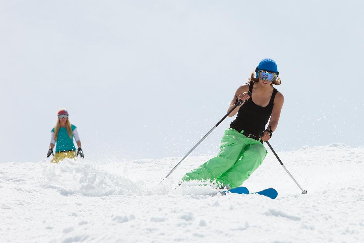 Plenty of sunshine and snow make spring skiing in Colorado a great Spring Break adventure after the students have gone back to college. (VisualCommunications/Getty Images)