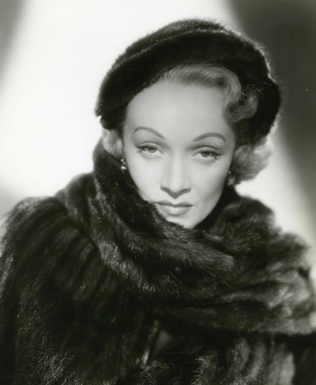 Publicity photo of Marlene Dietrich for the film "No Highway in the Sky" (1951). (Public Domain)
