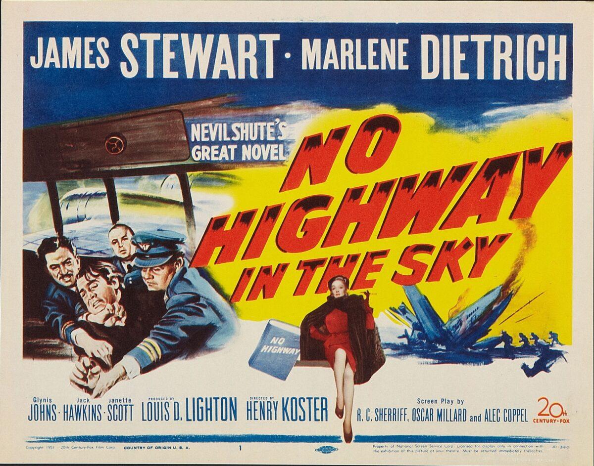 A lobby card for the 1951 film "No Highway." (MovieStillsDB)