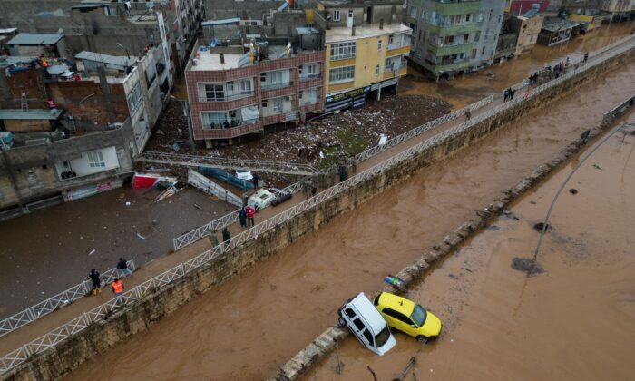 Floods Kill 14 in Turkish Earthquake-Battered Provinces