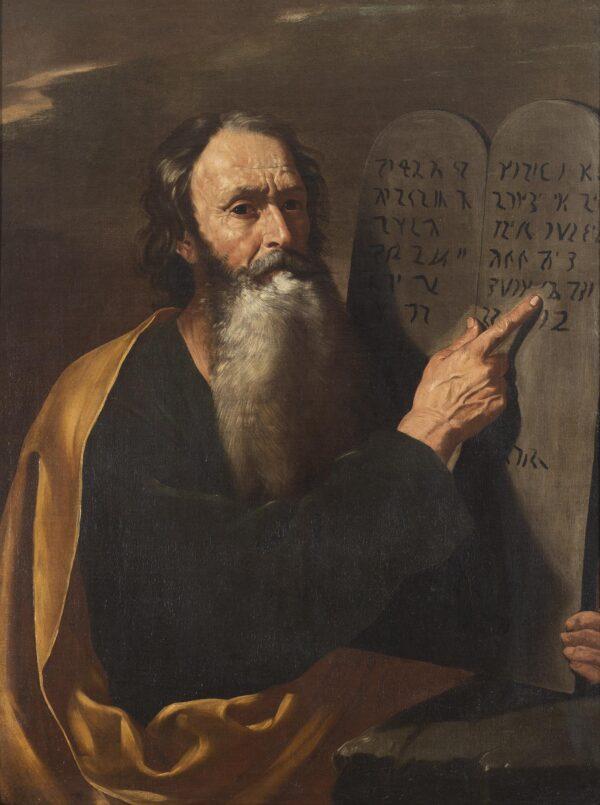 “Moses” by Hendrick de Somer. Private collection. (Public Domain)