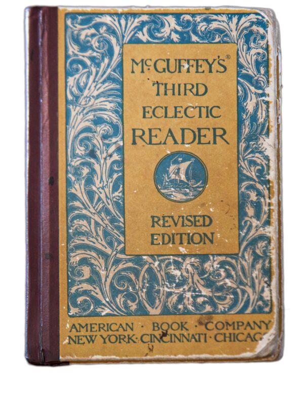 The Eclectic Readers (also known as the McGuffey Readers) were a series of textbooks for grades one to six that were widely used in American schools from the mid-19th century to the early 20th century. (Rob Shenk (CC BY-SA 2.0, CreativeCommons.org/licenses/ by-sa/2.0))