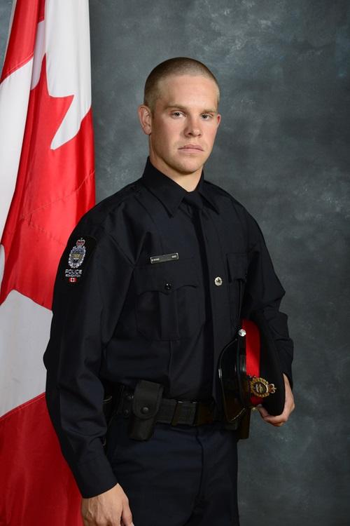 Constable Brett Ryan, 30, was fatally killed while on duty in Edmonton on March 16, 2022. (Courtesy of Edmonton Police Services)