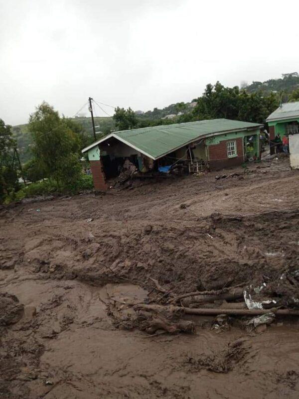 Destruction caused by Cyclone freddy in Blantyre, Malawi in mid March, 2023. (Davis Galero)