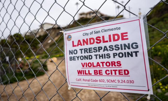 San Clemente Landslide Causes Suspension of Rail Service