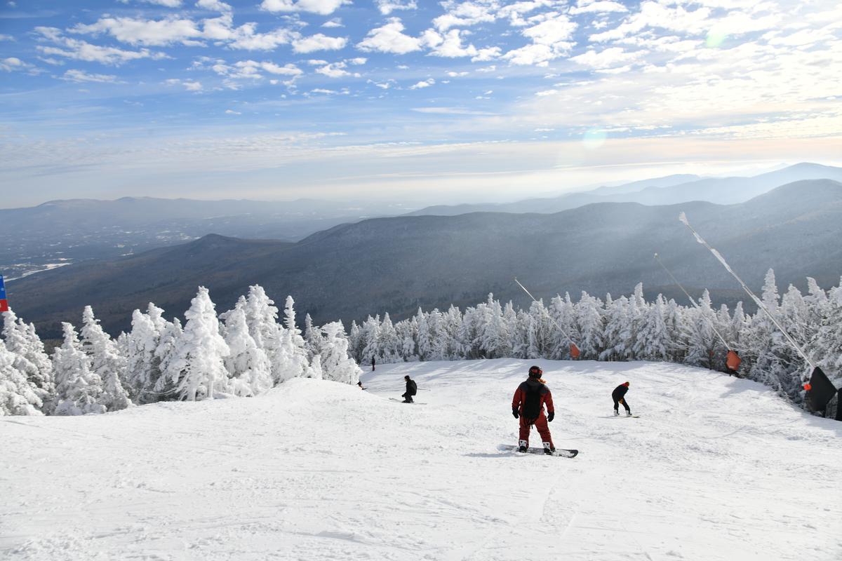 View of the mountain slopes at Stowe Ski Resort in Vermont. (Courtesy of Tribune Content Agency)