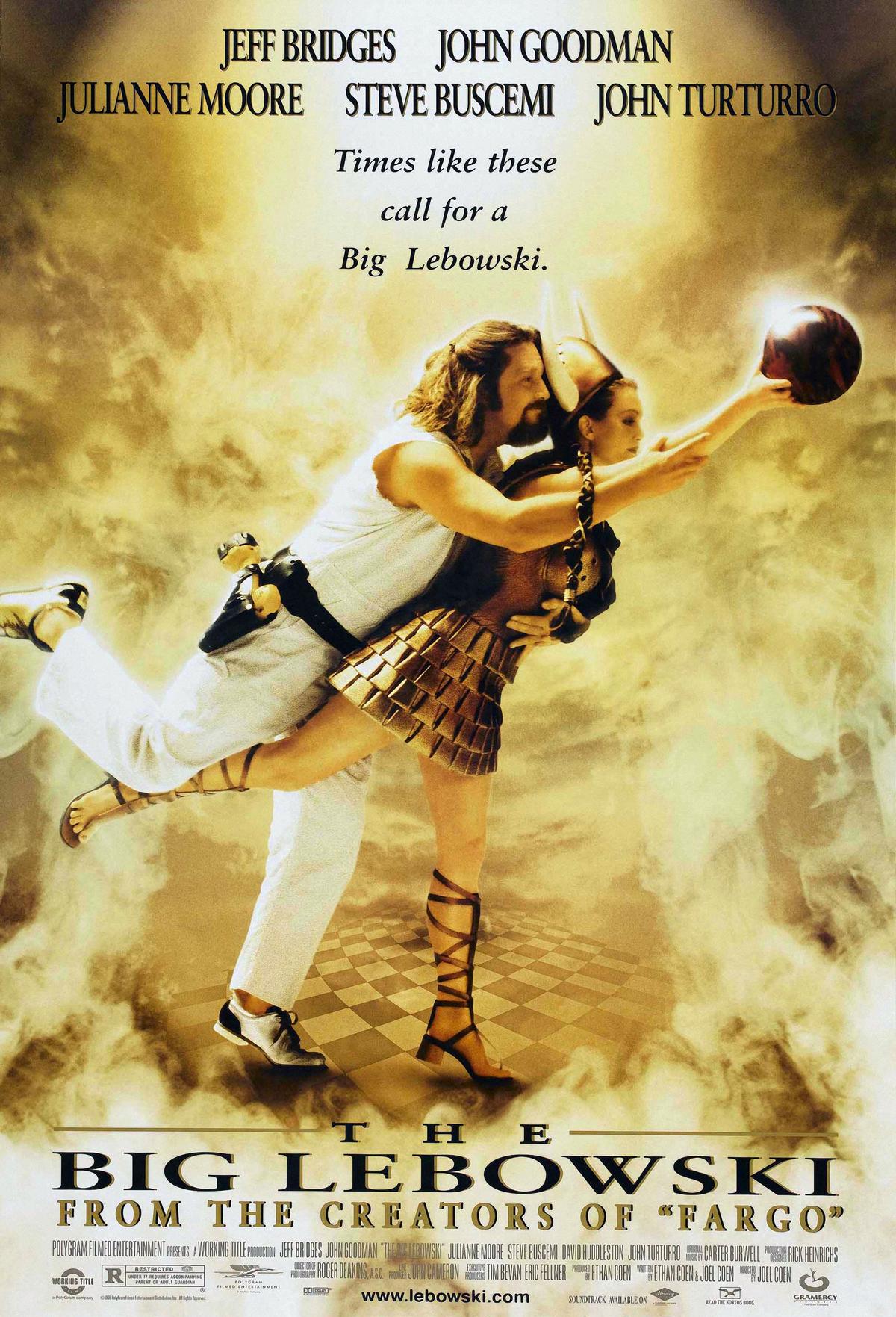 Movie poster for "The Big Lebowski." (Gramercy Pictures)