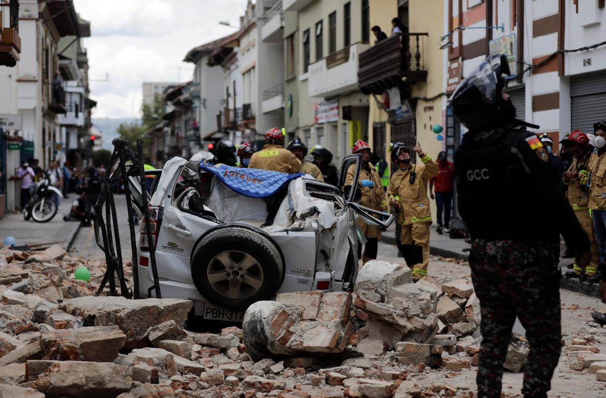 Magnitude 6.8 Earthquake Shakes Ecuador; at Least 14 Deaths Reported