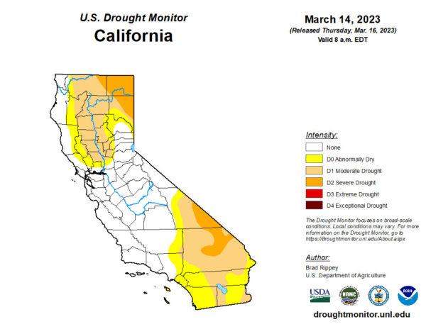 (Courtesy of the U.S. Drought Monitor)