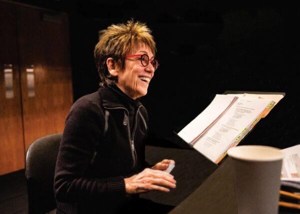 Director Barbara Gaines in rehearsal for "The Comedy of Errors," her final production as artistic director of Chicago Shakespeare Theater. (Joe Mazza-Bravelux)