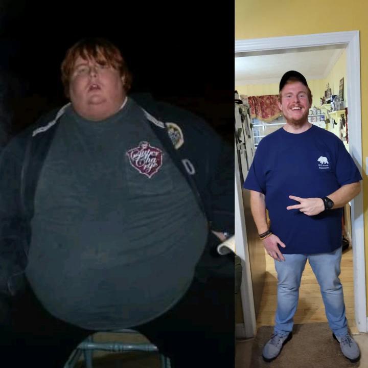 Before and after photos show Casey King during different stages of his weight loss journey. (Courtesy of <a href="https://www.instagram.com/_caseyking_/">Casey King</a>)