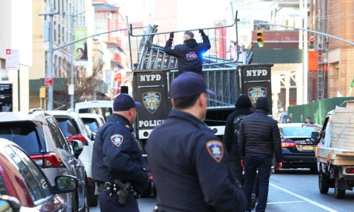 NYPD Ramps Up Security Around Courthouse as Trump Indictment Looms
