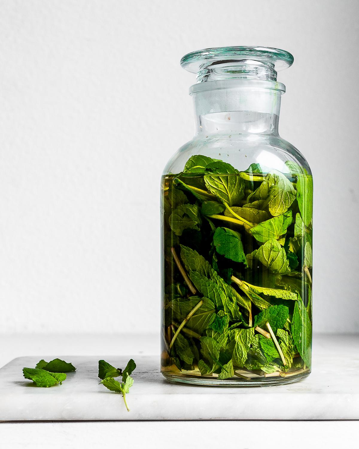 Deeply fragrant with a minty zip, mint vinegar is delicious drizzled over fresh watermelon or used in simple salads. (Jennifer McGruther)