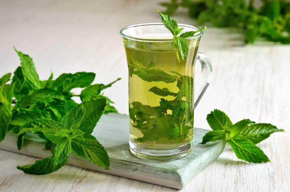 Mint tea is an easy herbal remedy for indigestion. (Fortyforks/Shutterstock)