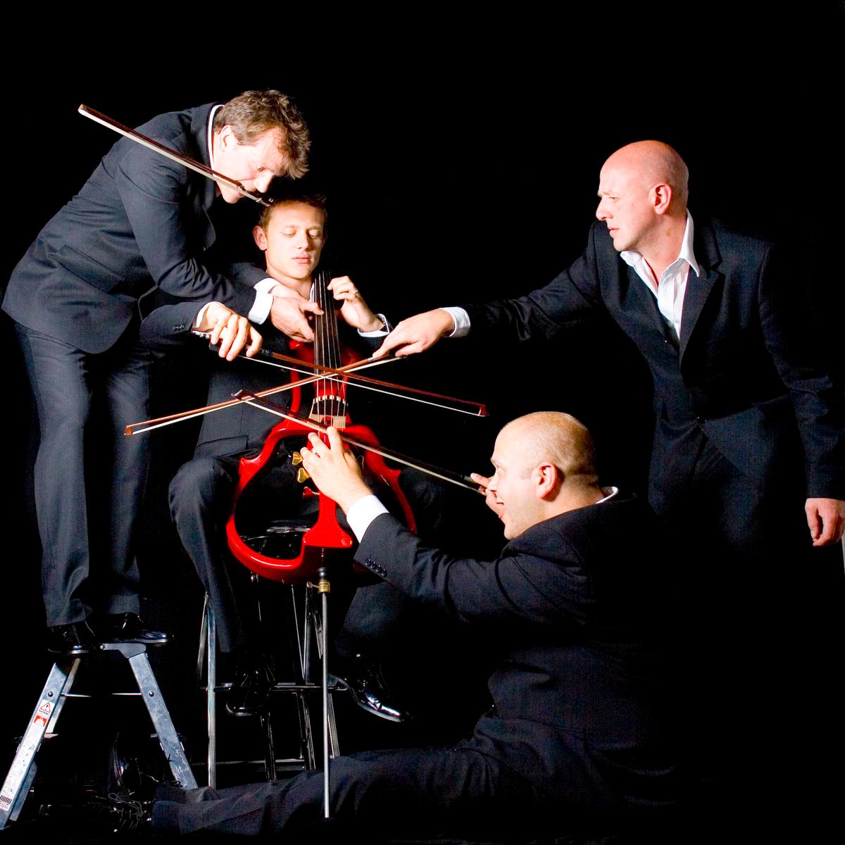 Stringfever performing "Boléro" in 2006. (Courtesy of Stringfever)