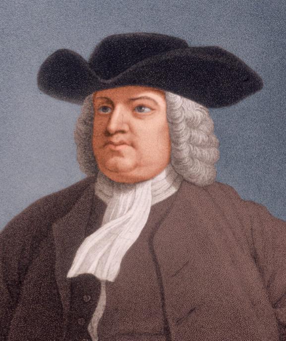 William Penn founded the Colony of Pennsylvania based on his Quaker beliefs. "Portrait of William Penn," 18th century, anonymous. (Public Domain)