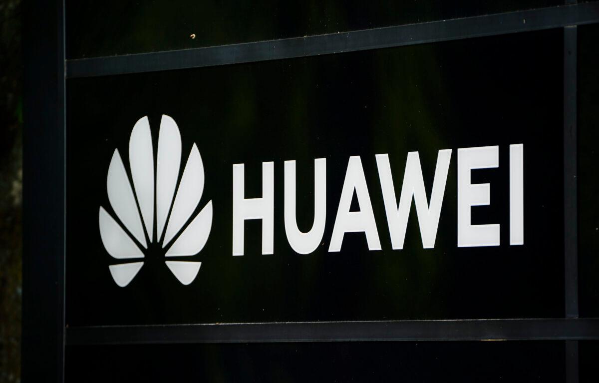 Signage of a Huawei office is pictured in Kanata, Ont., on May 24, 2022. (Sean Kilpatrick/The Canadian Press)