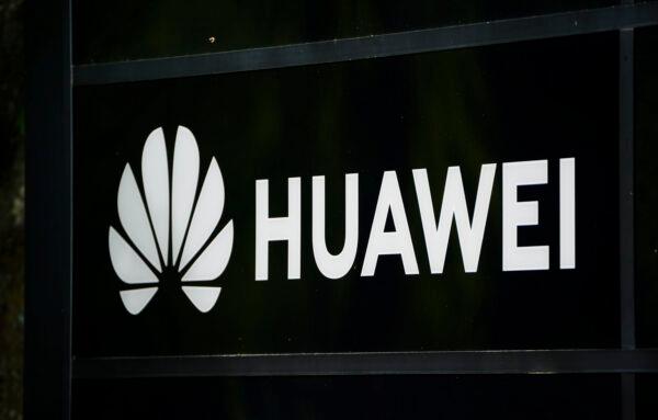 Signage of a Huawei office is pictured in Kanata, Ont., Canada, on May 24, 2022. (Sean Kilpatrick/The Canadian Press)