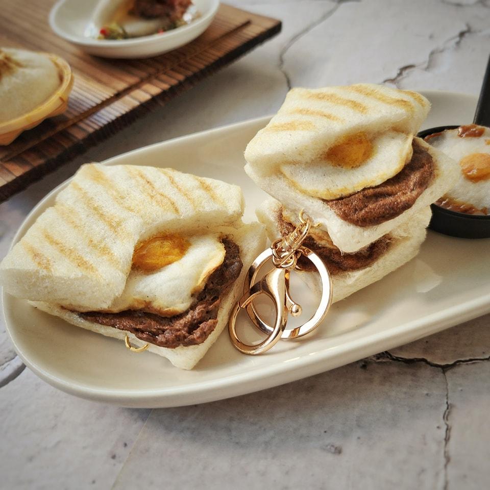 The bread keychains by Lei Hsiao-Chen. (Courtesy of <a href="https://www.facebook.com/baobaohandmade/">Lei Hsiao-Chen</a>)