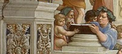 The Greek philosopher Epicurus promoted the pursuit of pleasure. Detail of "School of Athens, by Raphael. (Public Domain)