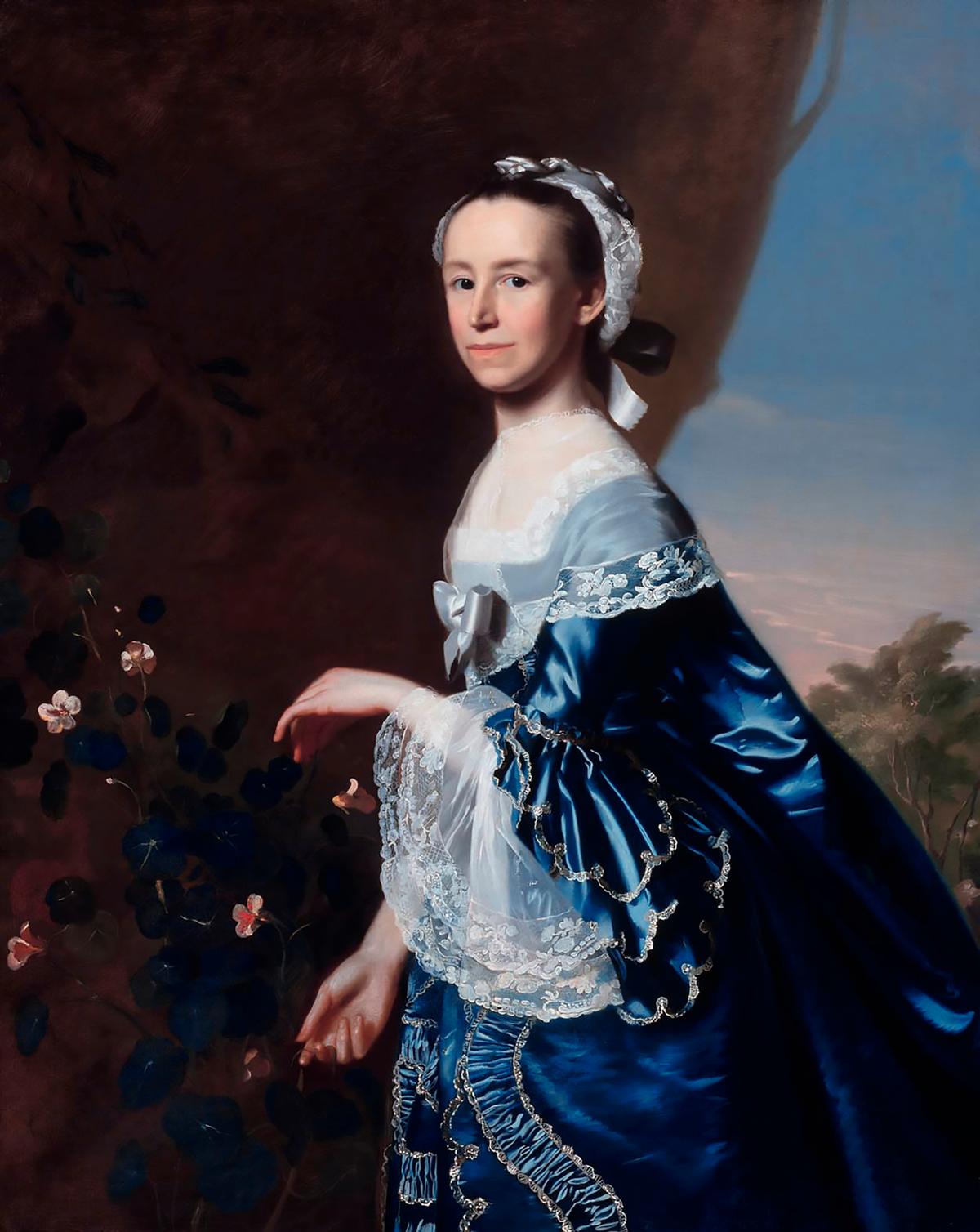 The woman who contributed to our nation's beginning. A portrait of Mercy Otis Warren, circa 1763, by John Singleton Copley. Oil on canvas. Museum of Fine Arts Boston. (Public Domain)
